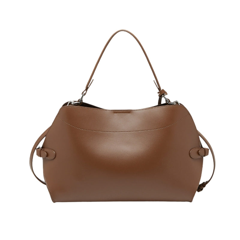 MIREYA SOFT STRUCTURE LEATHER HANDBAG