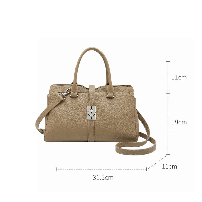 ELVORIA SIGNATURE LOCK CROSSBODY