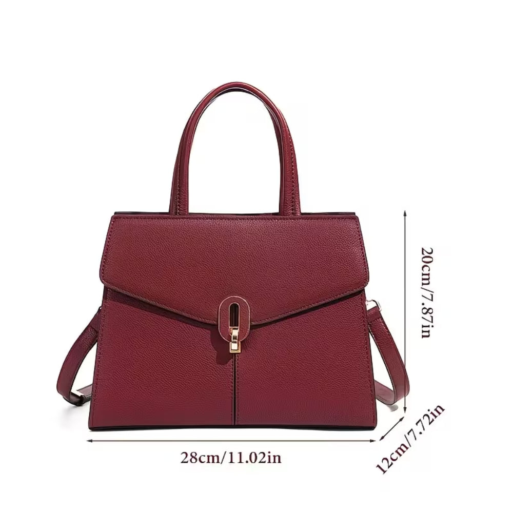 ELEGANT GENUINE LEATHER HANDBAG