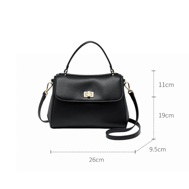 LUNERA CLASSIC LEATHER HANDBAG
