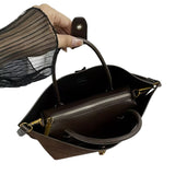 VELORA SUEDE TOTE HANDBAG