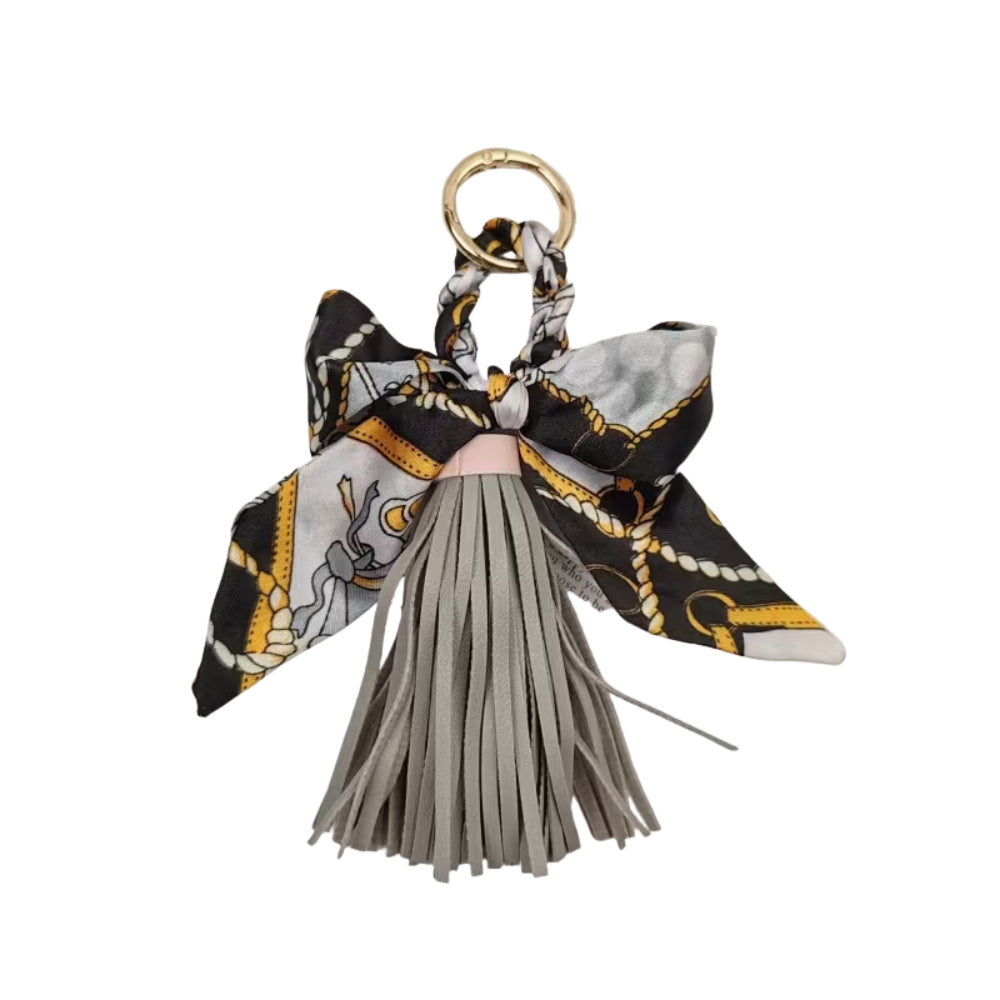 ELYNORA CHARMED TASSEL KEYCHAIN