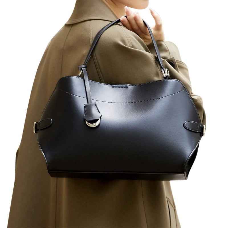 MIREYA SOFT STRUCTURE LEATHER HANDBAG