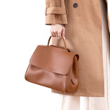 SOFT LEATHER FLAP SHOULDER & CROSSBODY BAG