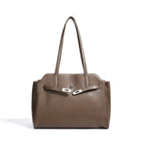 VALMERE LEATHER TOTE 15''