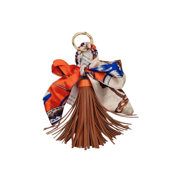 ELYNORA CHARMED TASSEL KEYCHAIN