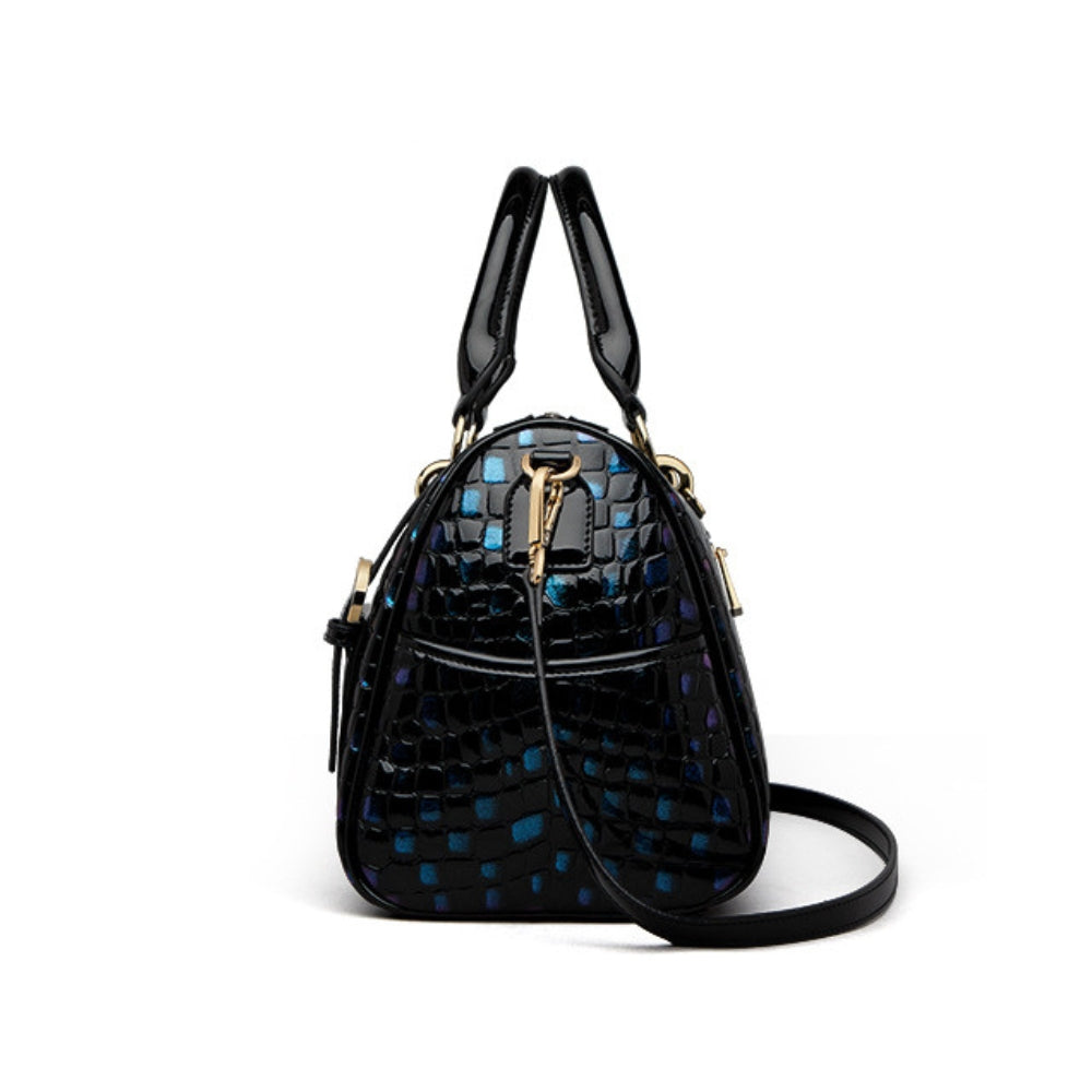 ZAVIRA COWHIDE HANDBAG