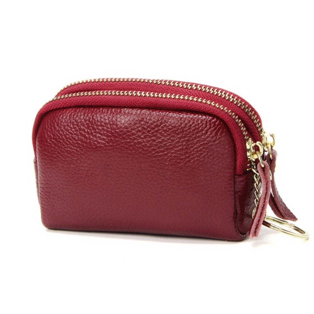CALVORA DOUBLE ZIP MINI WALLET