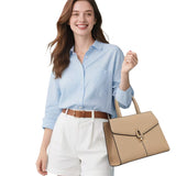 ELEGANT GENUINE LEATHER HANDBAG