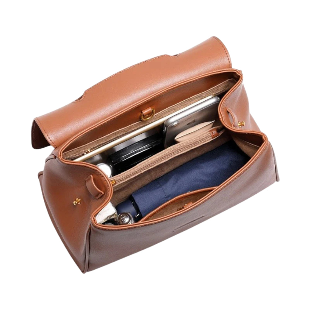 SOFT LEATHER FLAP SHOULDER & CROSSBODY BAG