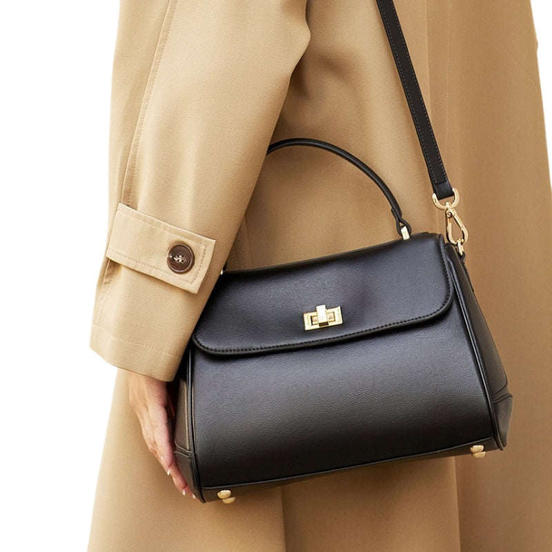 LUNERA CLASSIC LEATHER HANDBAG