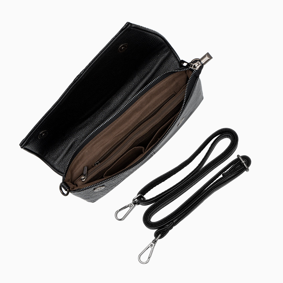 ZAFIRA SOFT LEATHER SHOULDER BAG
