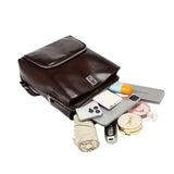 VINTARA VOYAGE LEATHER SHOULDER BAG