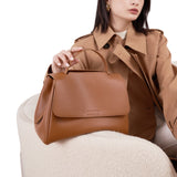 SOFT LEATHER FLAP SHOULDER & CROSSBODY BAG