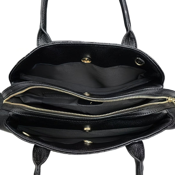 ZARENA NOIR SERPENT TOTE