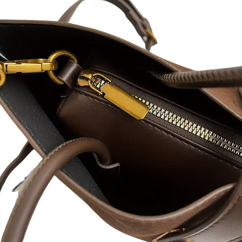 VELORA SUEDE TOTE HANDBAG
