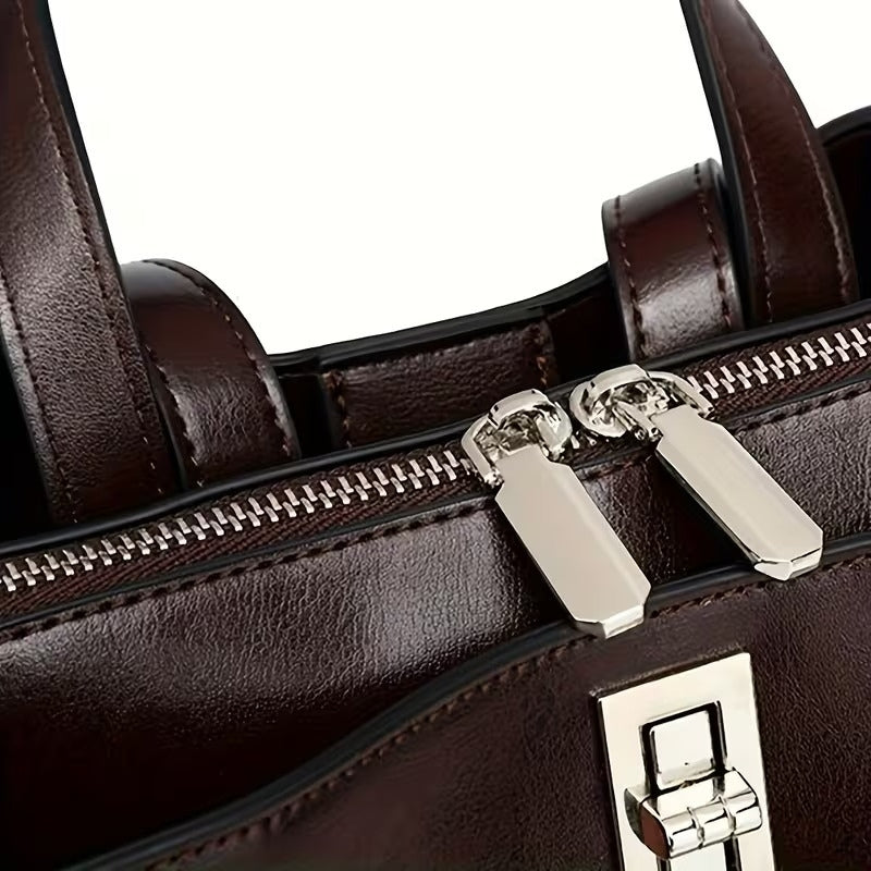 VINTARA VOYAGE LEATHER SHOULDER BAG