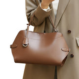 MIREYA SOFT STRUCTURE LEATHER HANDBAG