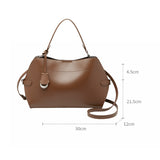 MIREYA SOFT STRUCTURE LEATHER HANDBAG