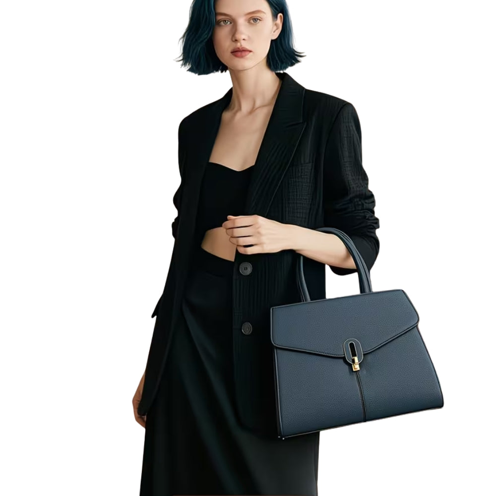 ELEGANT GENUINE LEATHER HANDBAG