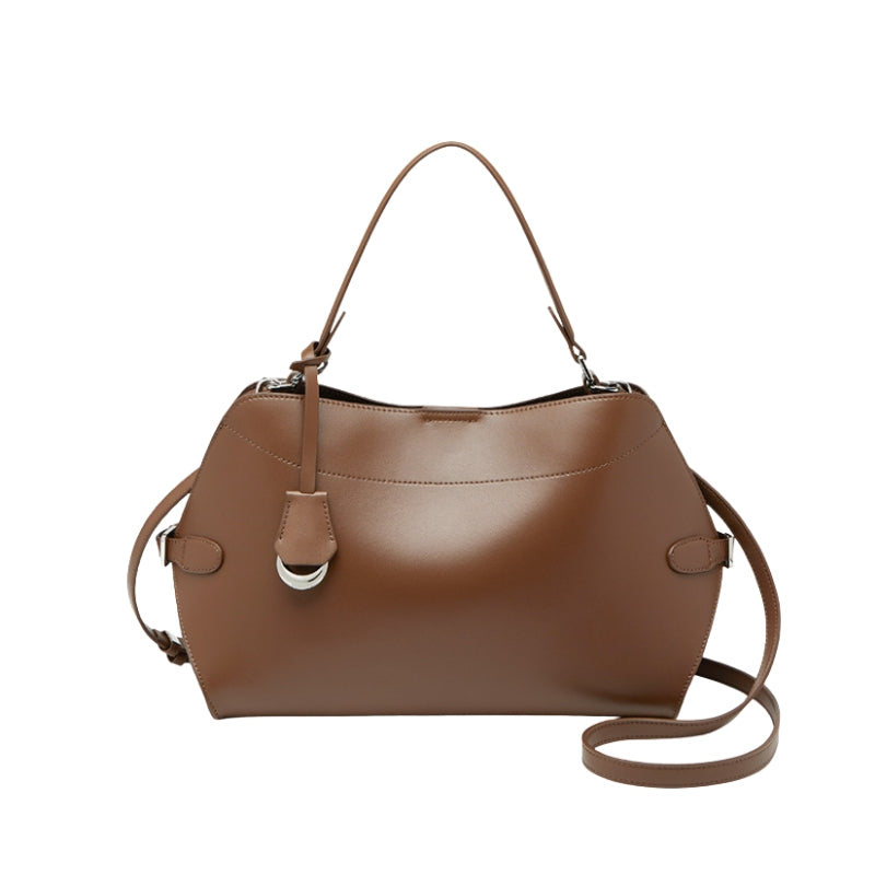 MIREYA SOFT STRUCTURE LEATHER HANDBAG