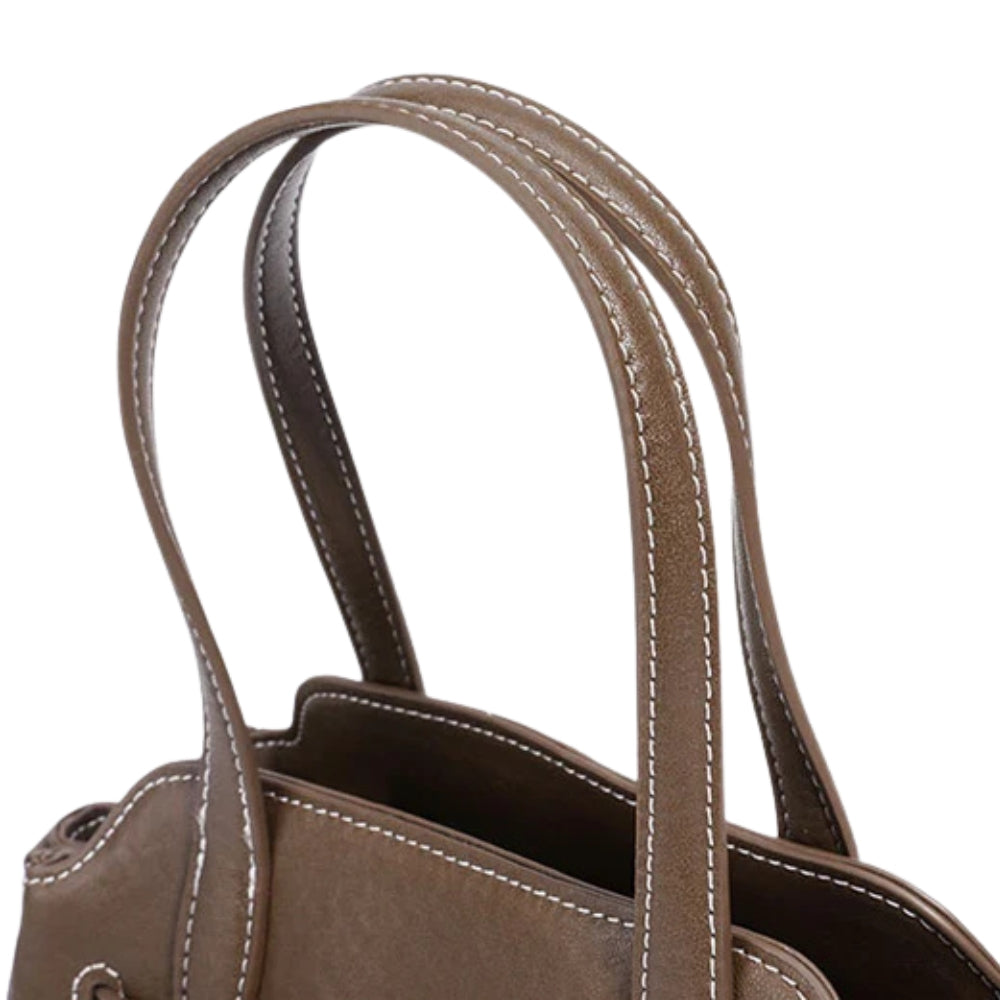 VALMERE LEATHER TOTE 15''