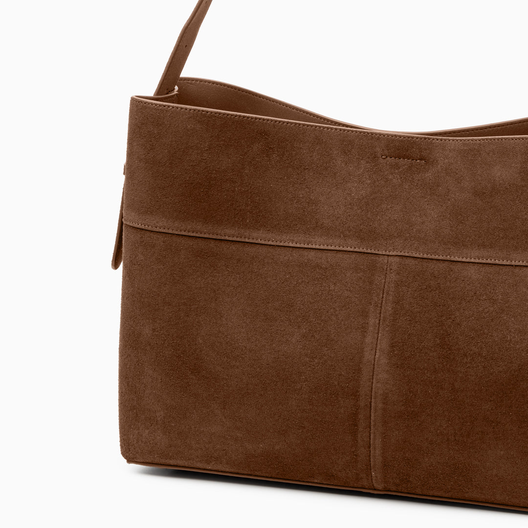 GENEVA SUEDE TOTE 17"