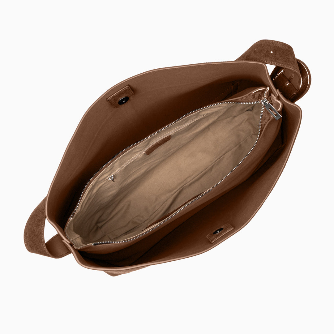 OPHELIA SUEDE SHOULDERBAG