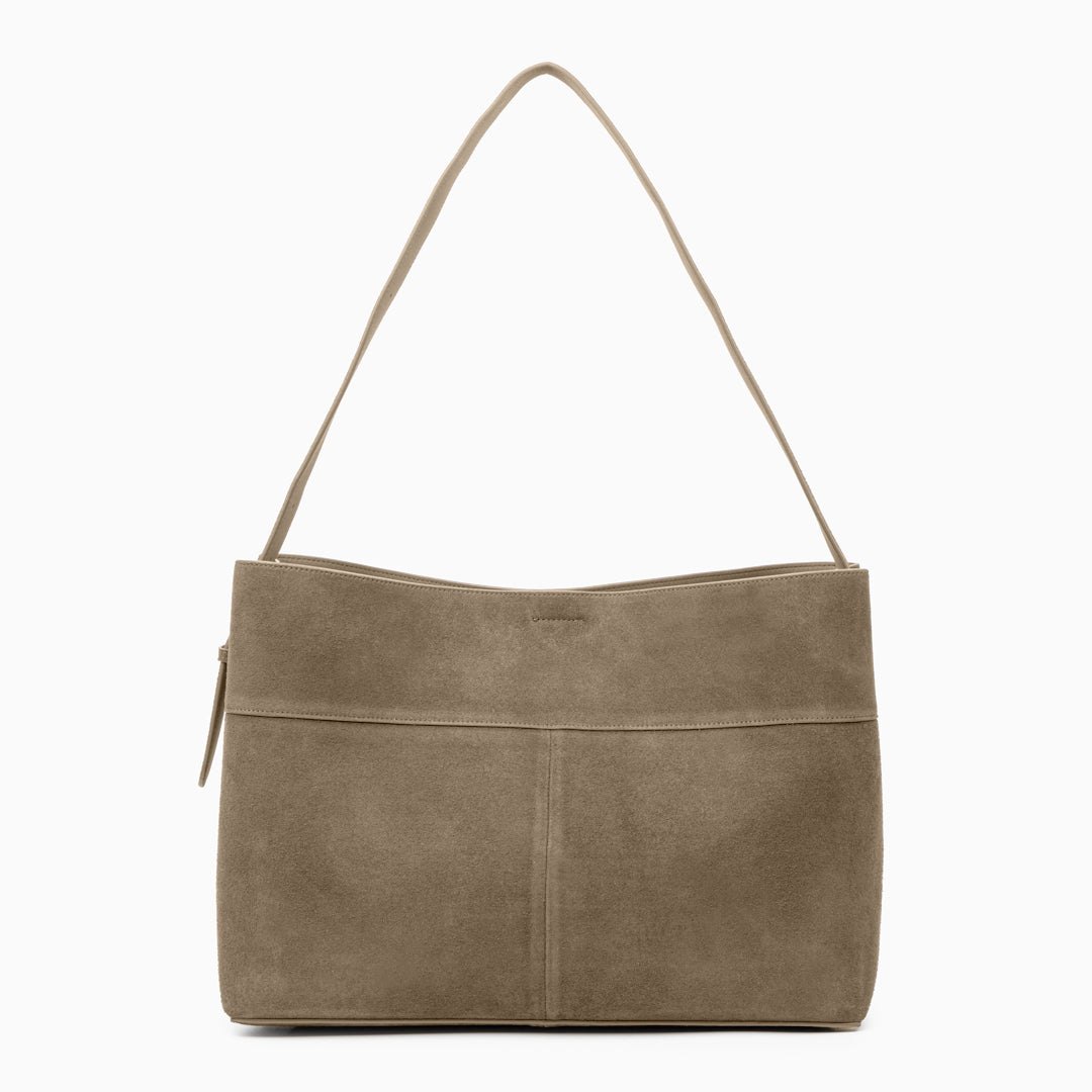 GENEVA SUEDE TOTE 17"