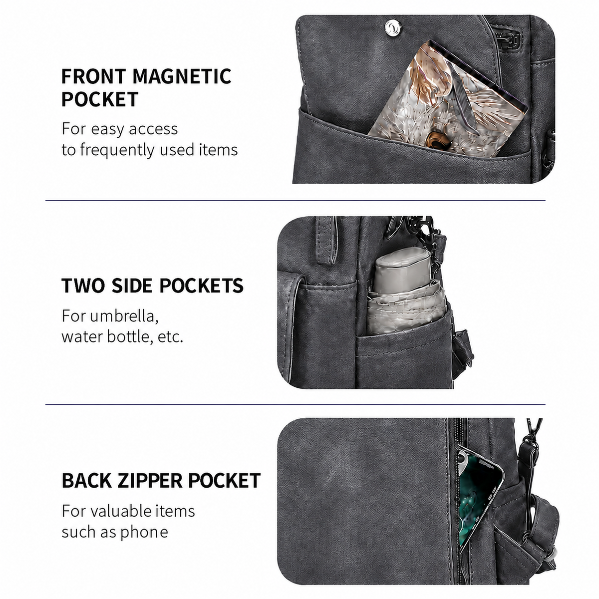 VENETIA MULTIFUNCIONAL BACKPACK
