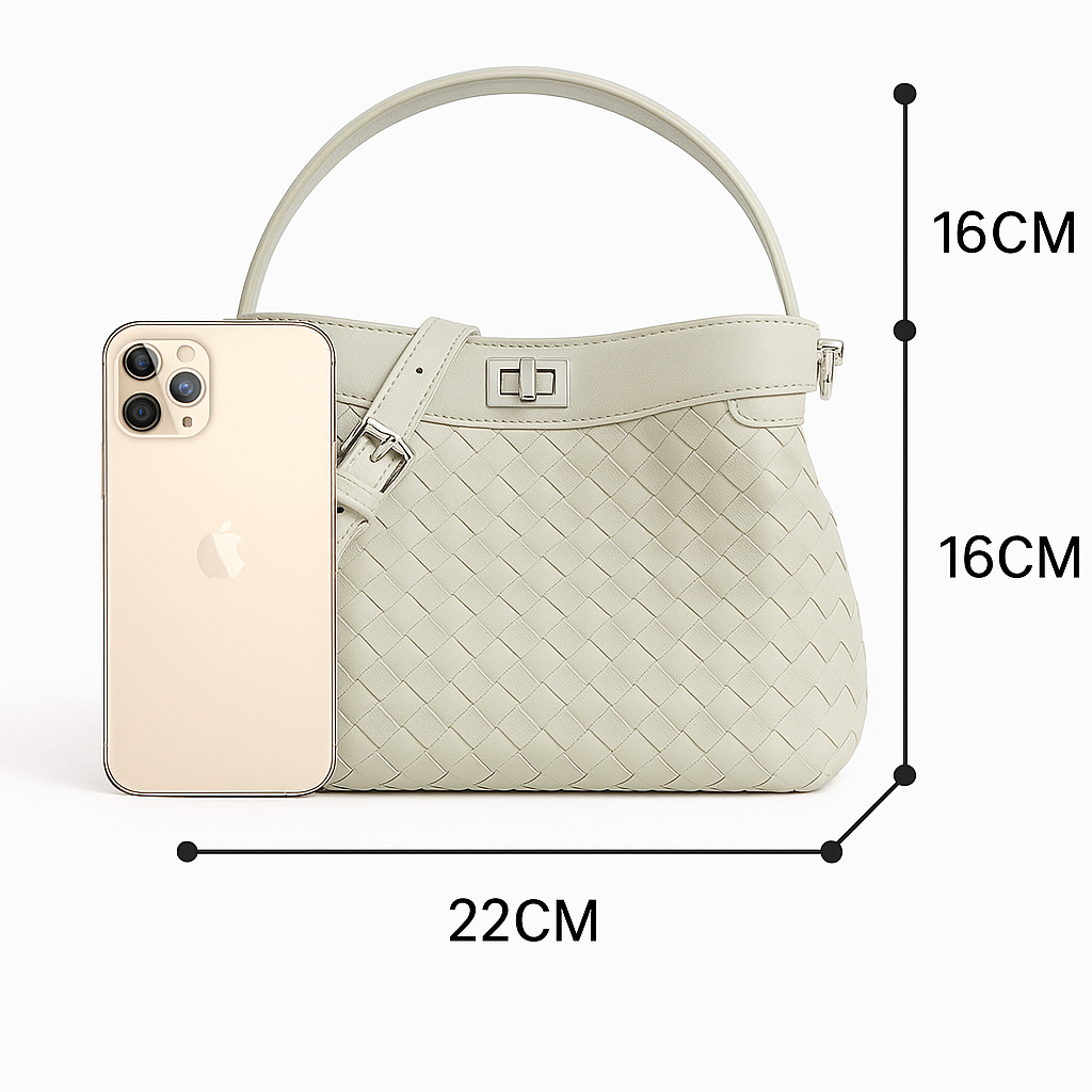 NAEL WOVEN SHOULDERBAG