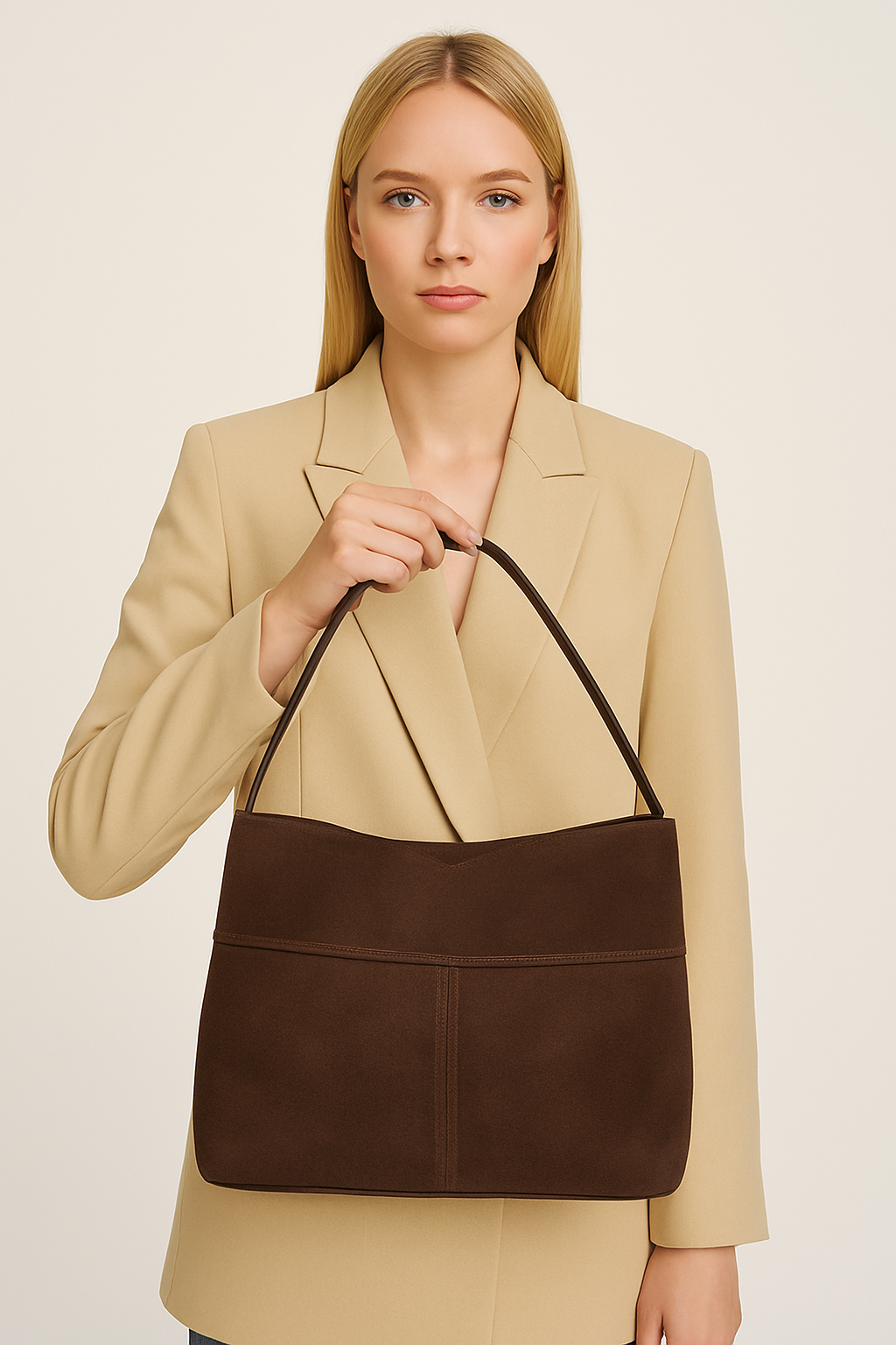 OPHELIA SUEDE SHOULDERBAG