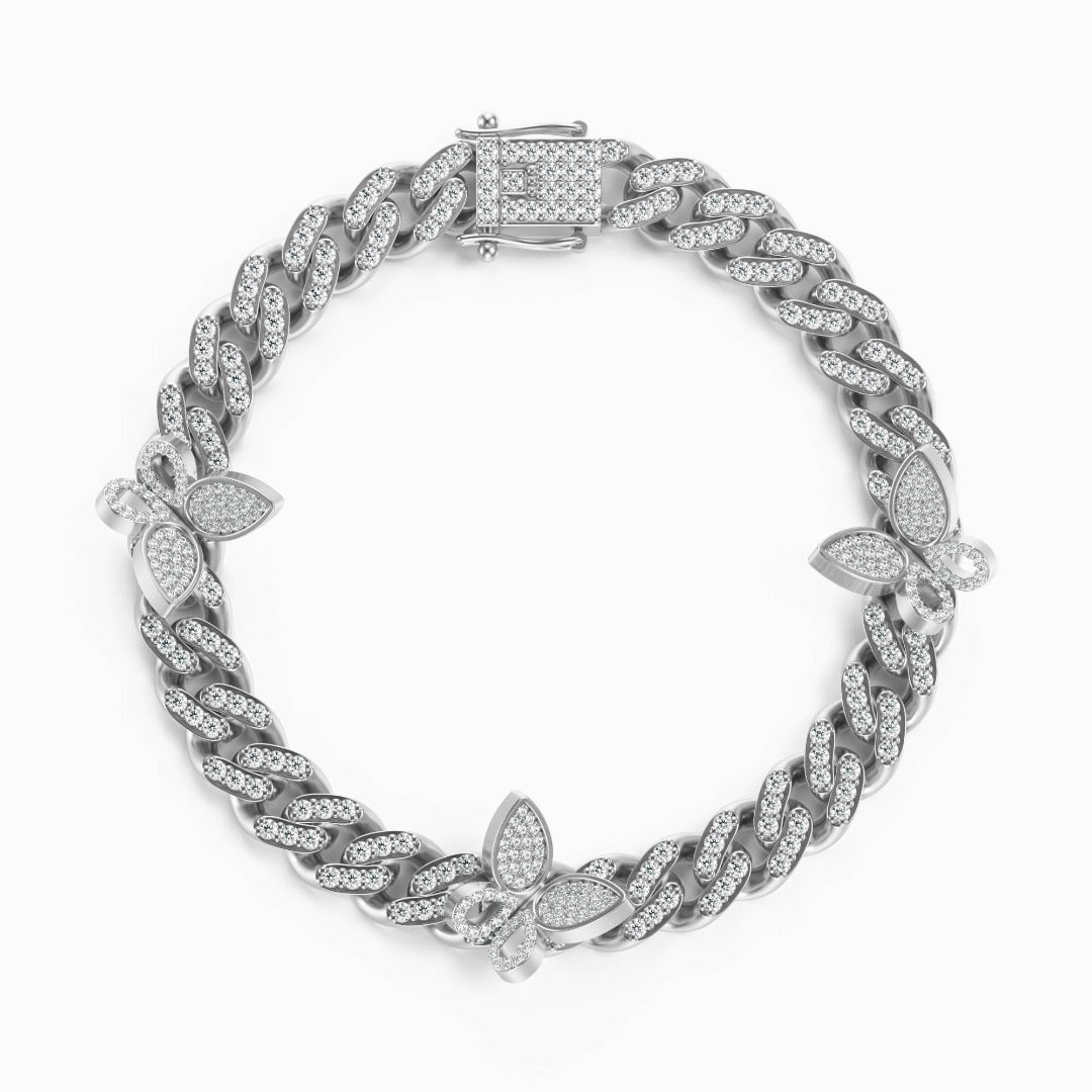 SPARKLING BUTTERFLIES HISPANIC ANKLET
