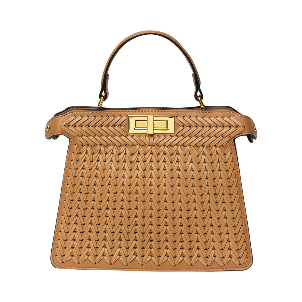 TARA WOVEN HANDBAG