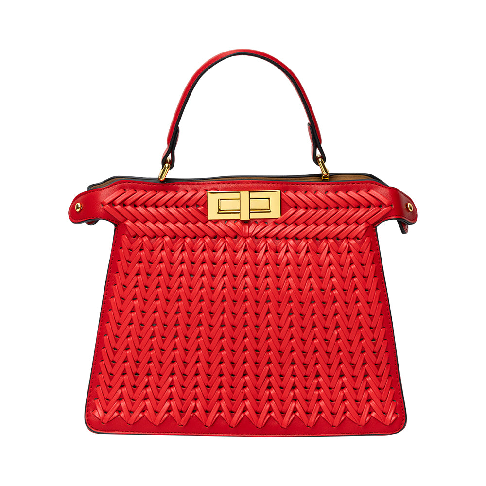 TARA WOVEN HANDBAG