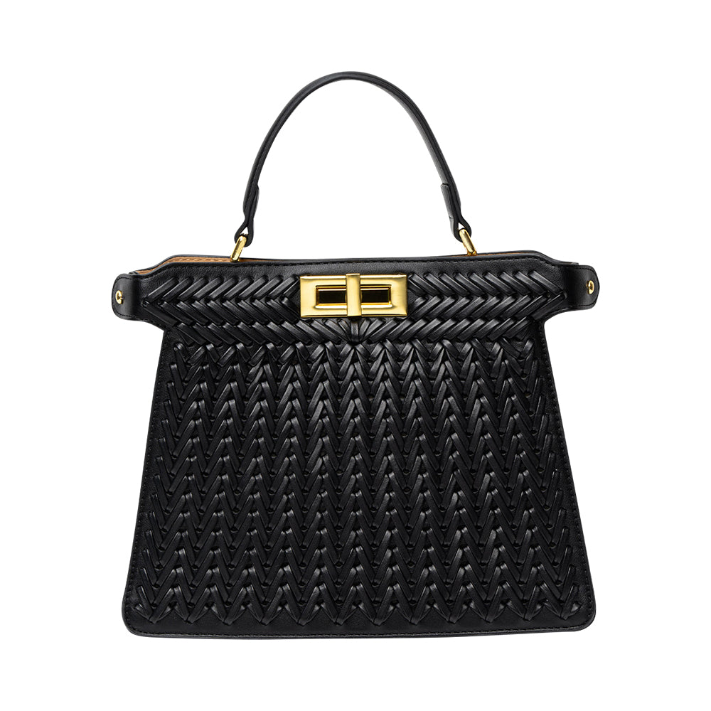 TARA WOVEN HANDBAG