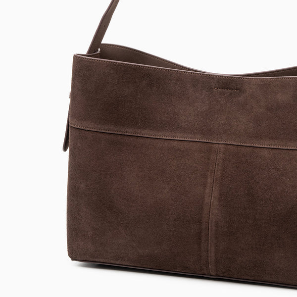 GENEVA SUEDE SHOULDERBAG