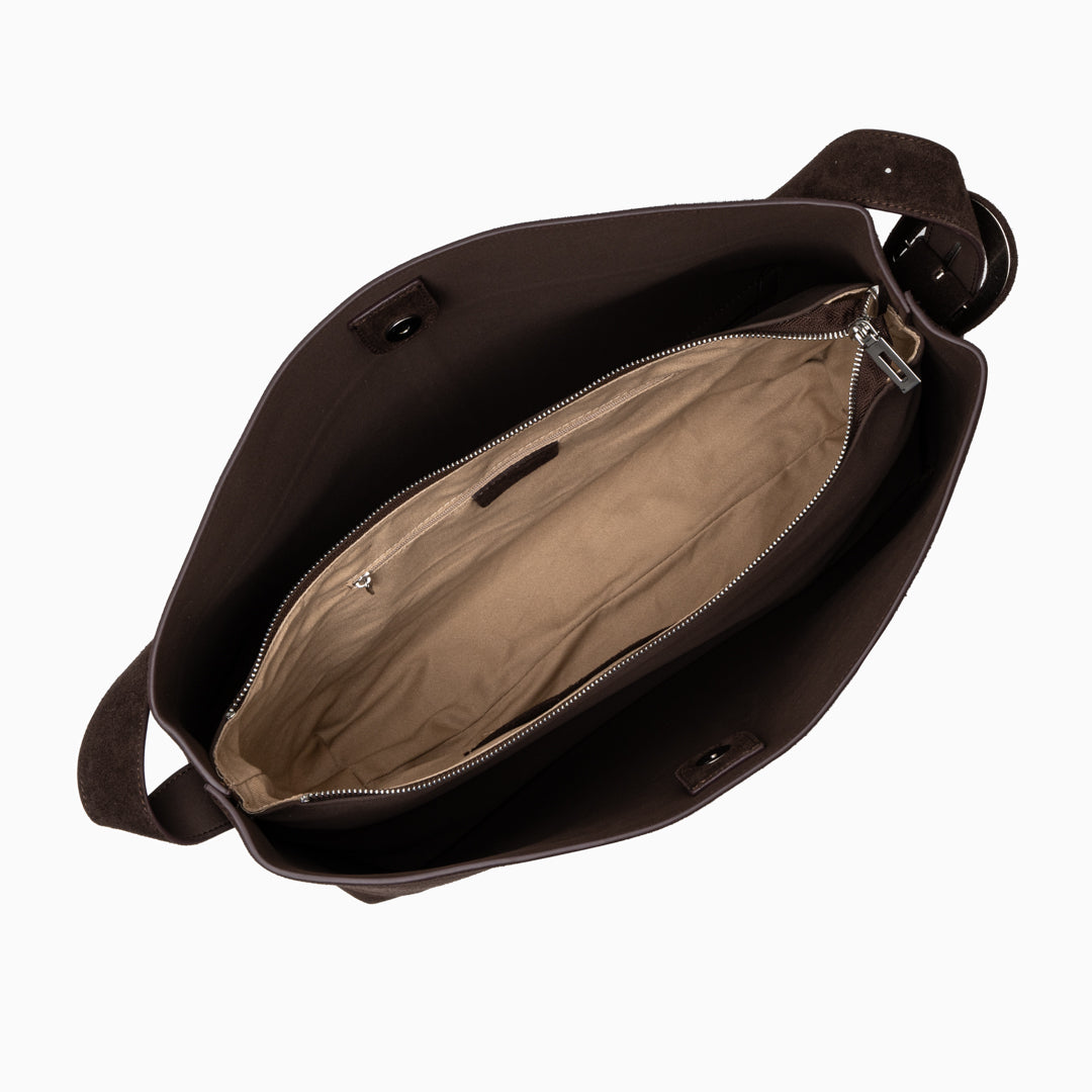 OPHELIA SUEDE SHOULDERBAG
