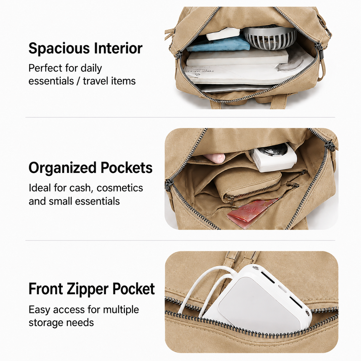 VENETIA MULTIFUNCIONAL BACKPACK