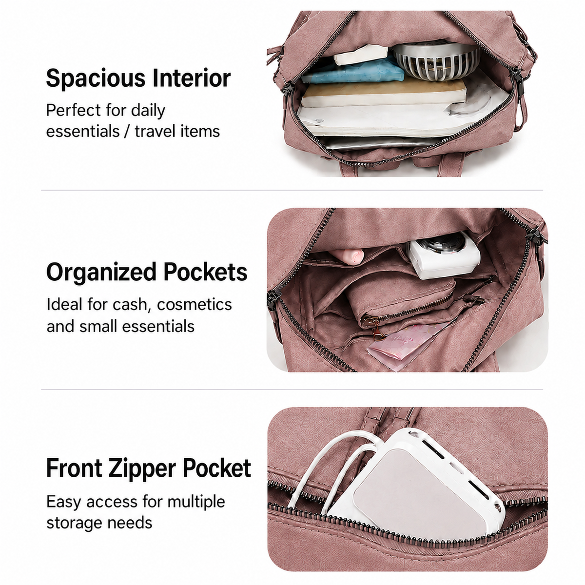 VENETIA MULTIFUNCIONAL BACKPACK