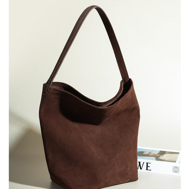 SARA SUEDE TOTE BAG