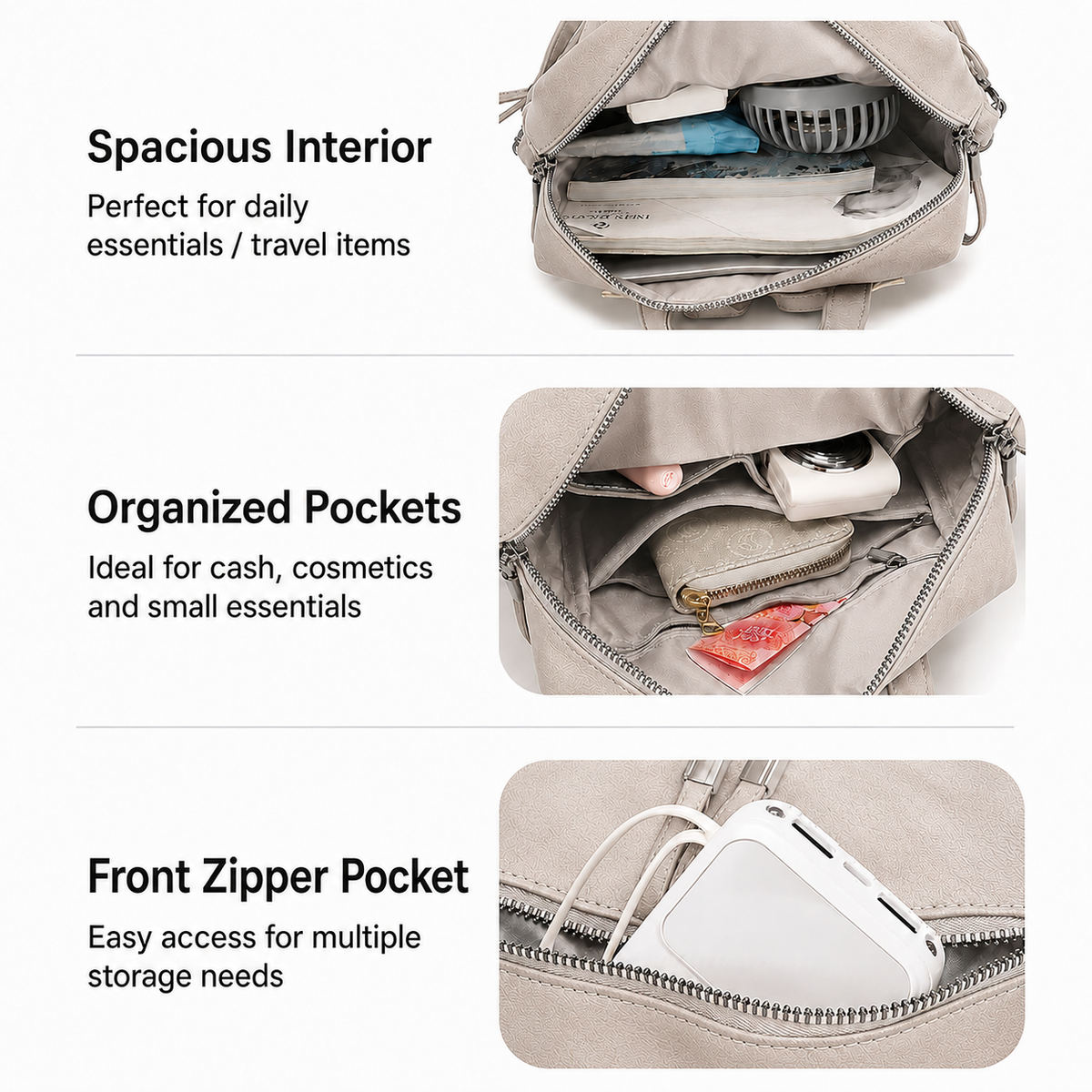 VENETIA MULTIFUNCIONAL BACKPACK