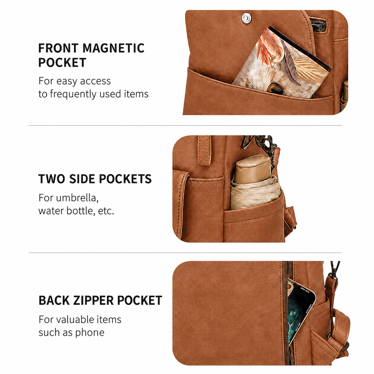VENETIA MULTIFUNCIONAL BACKPACK