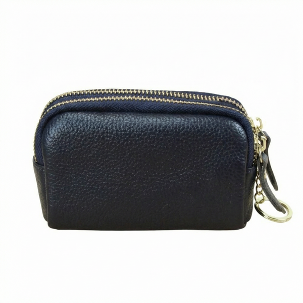 CALVORA DOUBLE ZIP MINI WALLET