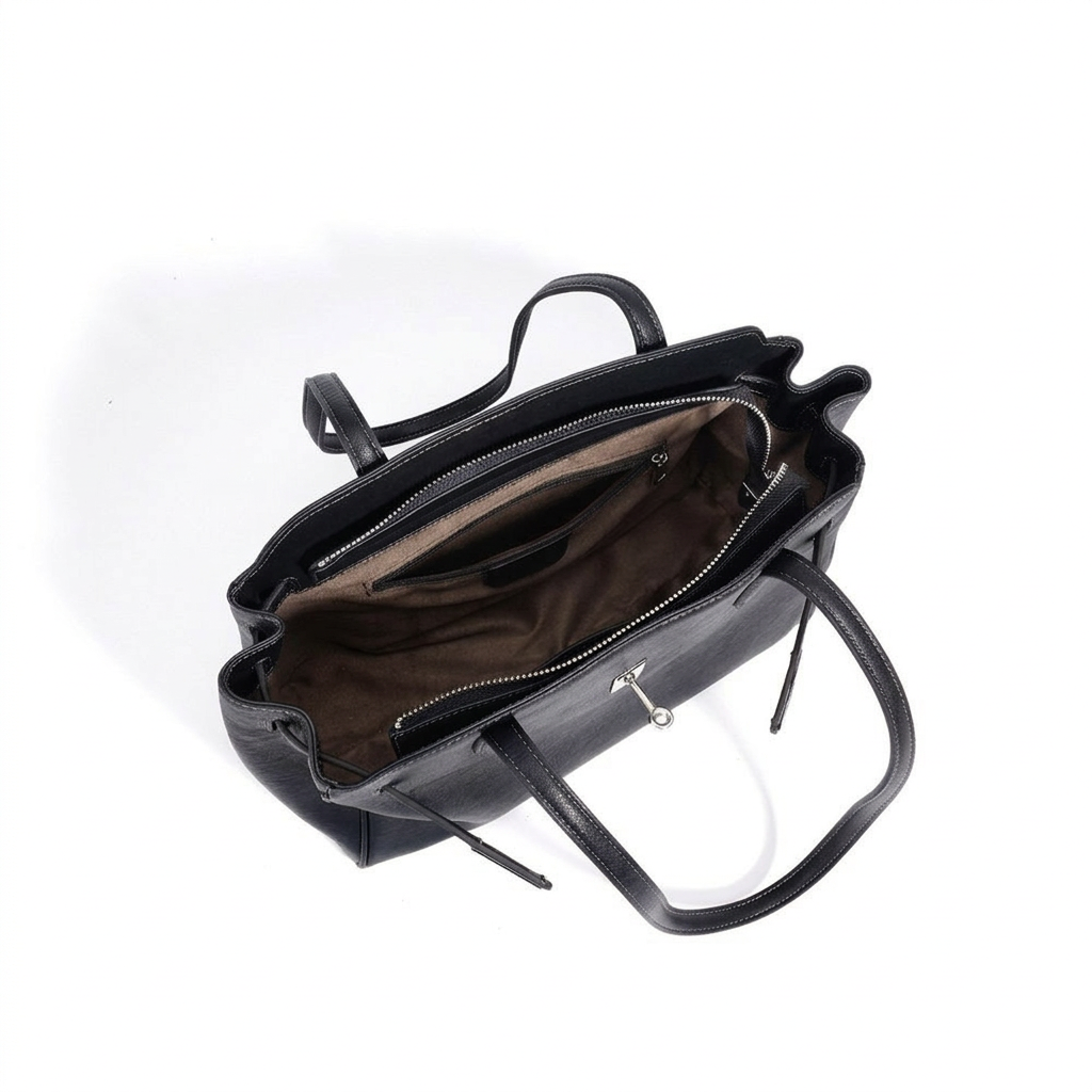 VALMERE LEATHER TOTE 15''