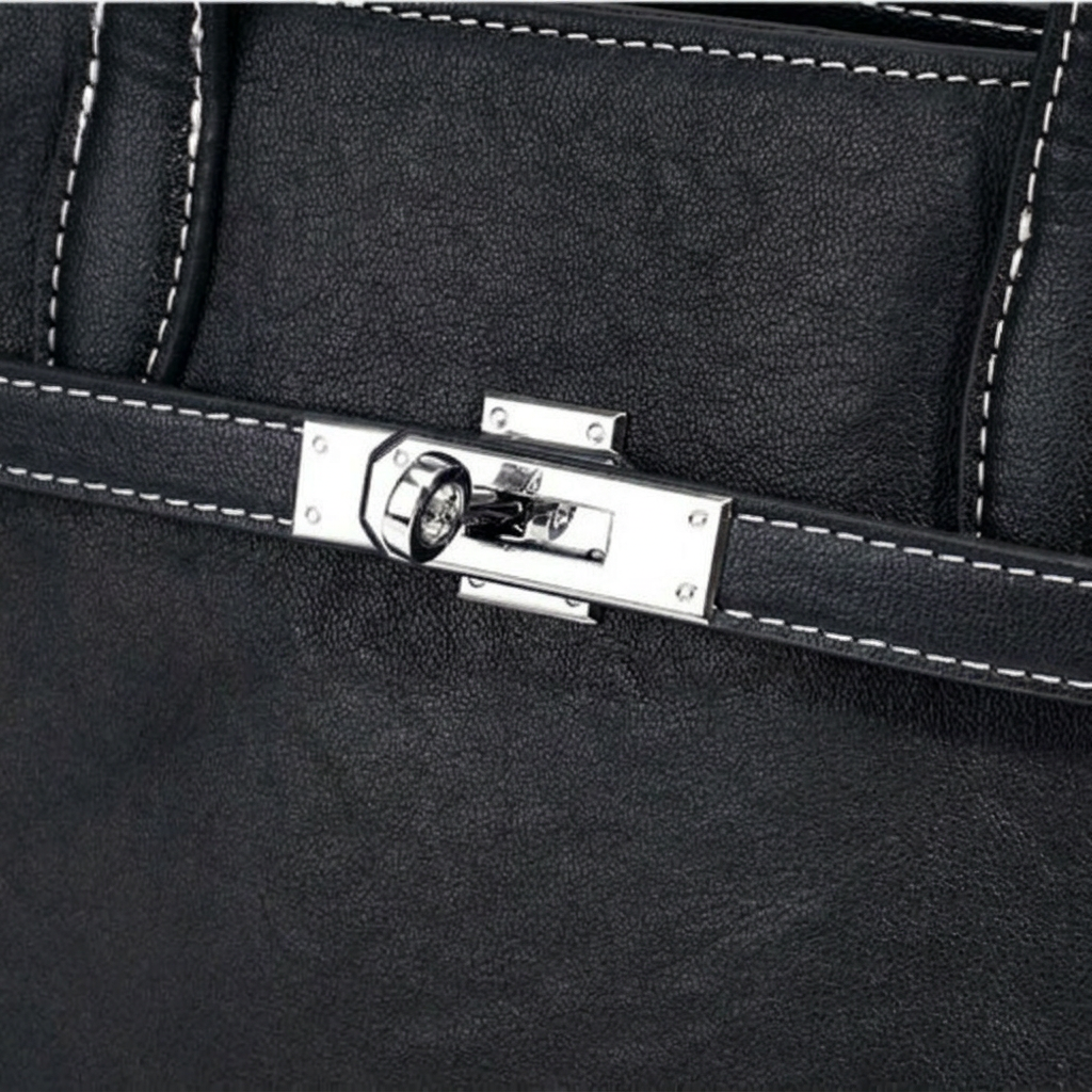 VALMERE LEATHER TOTE 15''