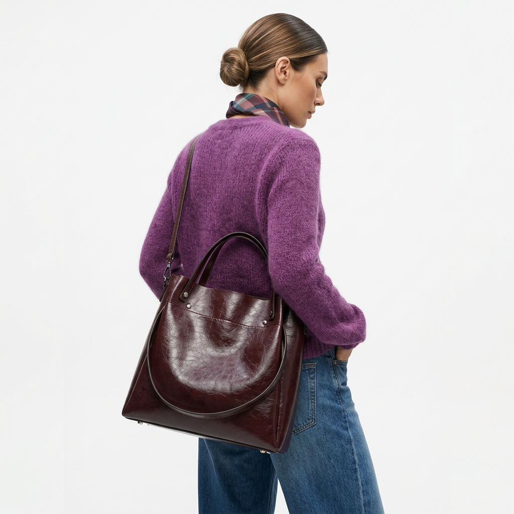 VERONA OIL TOTE BAG