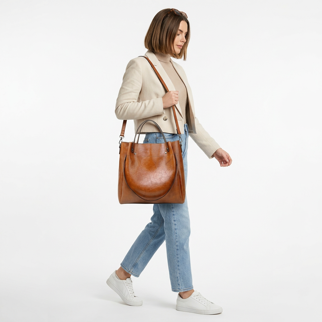 VERONA OIL TOTE BAG