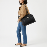 VALMERE LEATHER TOTE 15''