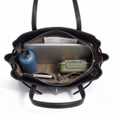 VALMERE LEATHER TOTE 15''